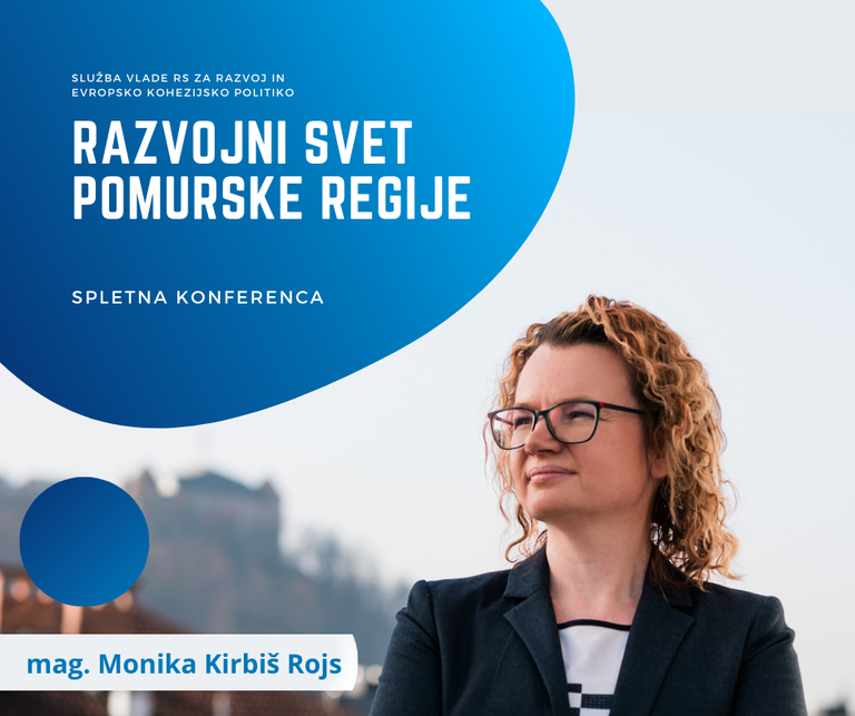 State Secretary mag. Monika Kirbiš Rojs attends the Development Council of the Pomurje Region online event State Secretary mag. Monika Kirbiš Rojs attends the Development Council of the Pomurje Region online event