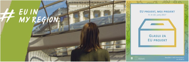 EU projekt, moj projekt tudi letos del vseevropske kampanje Evropa v moji regiji EU projekt, moj projekt tudi letos del vseevropske kampanje Evropa v moji regiji