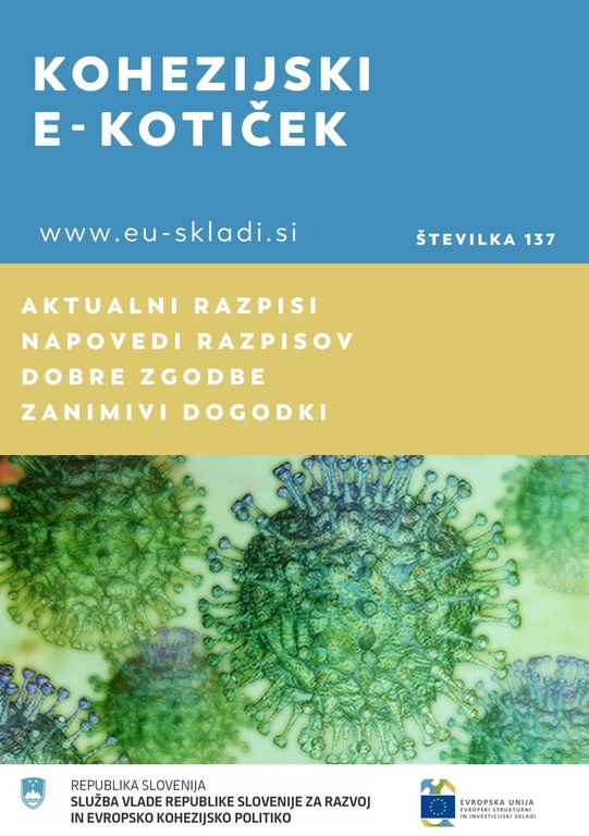 Izšla je aprilska številka Kohezijskega e-kotička Izšla je aprilska številka Kohezijskega e-kotička