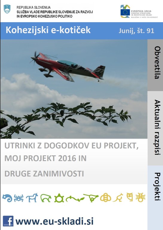 Izšla je junijska številka Kohezijskega e-kotička Izšla je junijska številka Kohezijskega e-kotička