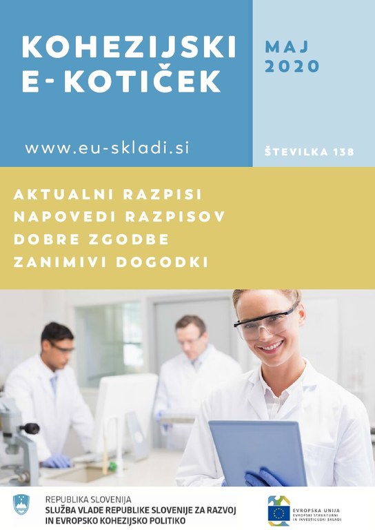 Izšla je majska številka Kohezijskega e-kotička Izšla je majska številka Kohezijskega e-kotička