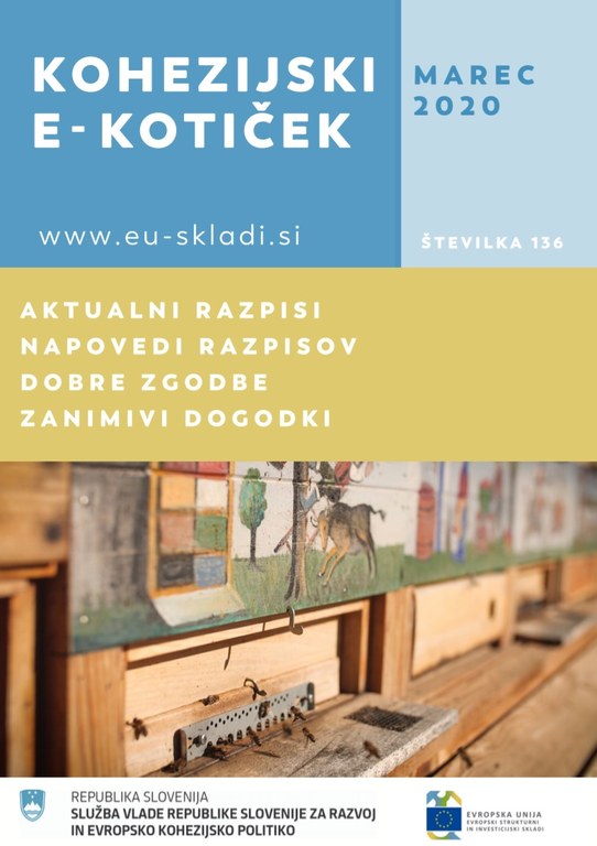 Izšla je marčevska številka kohezijskega e-kotička Izšla je marčevska številka kohezijskega e-kotička