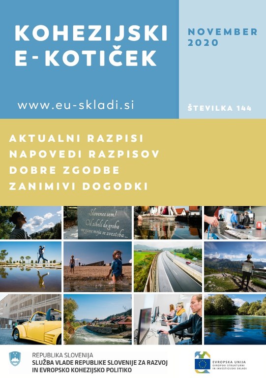 Izšla je novembrska številka Kohezijskega e-kotička Izšla je novembrska številka Kohezijskega e-kotička