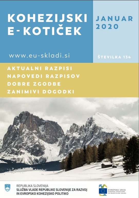 Izšla je prva letošnja številka Kohezijskega e-kotička Izšla je prva letošnja številka Kohezijskega e-kotička
